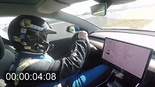 弯道表现不俗赛道测特斯拉Model3