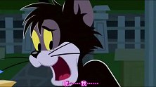 猫和老鼠：黑猫突然闻到一股烟味，原来是自己的脚着火了！