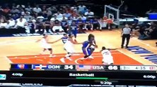 篮球-14年-2014美国男篮训练营：美国vs多米尼加晃飞3米远！欧文急停戏耍对手跳投命中-花絮