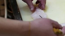 罕见的蓑鲉鱼，大厨做成刺身，多贵都想尝尝