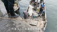 山东日照渔民出海归来，码头上野生螃蟹“泛滥成灾”，渔民犯了愁