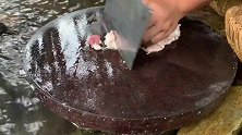 在湖南长沙，远近闻名的烤牛油原来是这样吃的，真是越来越想吃