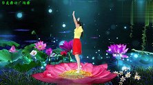 华美舞动广场舞-20190224-网络情歌广场舞《一朵回忆心上开》演唱：王建荣，好听醉了！