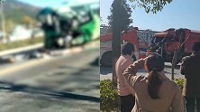 安徽潜山通报8死3伤交通事故：客运车司机突发脑溢血致车辆失控
