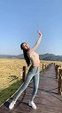 新疆舞美女跳的不错，舞姿带感！