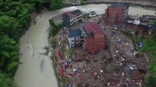 台风“利奇马”致浙江永嘉县堰塞湖决堤 遇难者增至22人