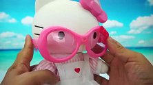 凯蒂猫戴太阳眼镜儿童过家家玩具