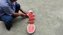 这才是最正宗的西瓜，无嫁接，无催熟剂，孩子每次都吃不够
