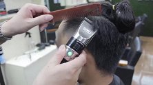 男士发型：单剪50，三面铲光就结束了