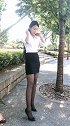 都市美女白领，职业装也掩饰不住凸凹身材的美