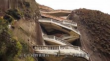 10万吨的巨石被“缝合”楼梯像上帝未完成的手术，这才叫艺术