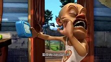 熊出没：光头强砍得树很少，李老板给他邮寄了一个最差伐木工胸牌