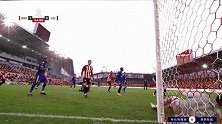 第34分钟布伦特福德球员福苏射门 - 被扑