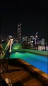 凯恩斯的夜晚，有泳池的青旅，在楼顶躺椅吹风，心很静。