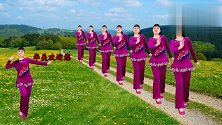 华美舞动广场舞-20190405-邓丽君金曲广场舞《路边的野花不要采》秧歌步子舞 好听好看