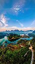 广西河池都安三岛湾景区远看山有色，近听水无声
