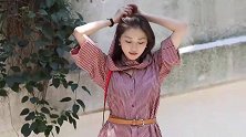 有一种时尚叫“衬衫裙”，70后女人照着这样穿，美到不行