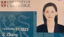 网曝章泽天赴剑桥大学读书 学生证疑曝光：去国外深造