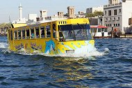 第一次乘坐迪拜公交车，结果突然开到水里去