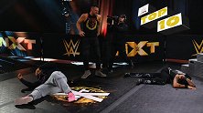 NXT第555期十佳镜头：戴贾科维奇以一敌二展现高飞神技