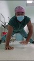 忙完手术做个俯卧撑提提神，告诉我你一次能做几个？