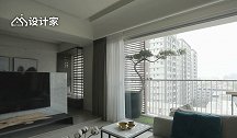 客厅是慵懒海边 餐厅是都市丛林 自然系度假感豪宅
