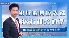 珞珈财经：银行股再度大涨，还有机会吗？