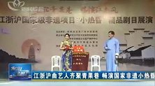 江浙沪曲艺人齐聚青果巷 畅演国家非遗小热昏