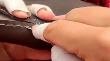 手工缝制真皮方向盘，现在终于知道，为什么只有顶配车才有了！