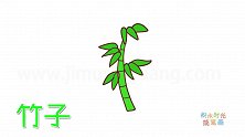植物简笔画大全，画竹子简笔画