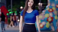 街拍美女，眉清目秀的舞蹈小姐姐，只一瞬间就爱了