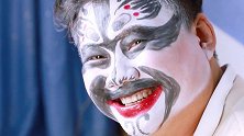 京剧里的张飞脸谱，上妆后霸气侧漏！