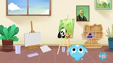 07不吃鱼和熊猫阳阳的创意画大比拼，不用画笔也能赢