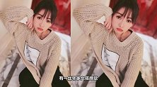 吴谨言衣品真高级，驼色毛衣搭阔腿裤慵懒随性，时尚温柔又大气