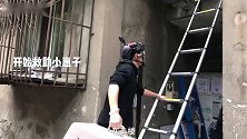 大橘猫高空生产4小萌：没事！摔不了！