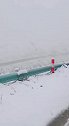 巴音布鲁克大草原大雪纷飞