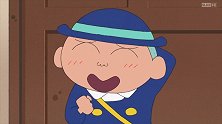 蜡笔小新：正男脸上沾了饭粒，小新伸出大舌头舔掉了，正男崩溃了