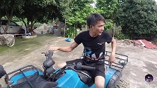 枫枫跟大伯要去网鱼，一群人浩浩荡荡出发，空手而归的感觉真扎心