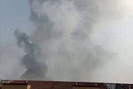 河南三门峡气化厂爆炸 升起“蘑菇云”