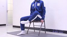 每天坐着踢毽子60个，专瘦大腿根，2周瘦出大腿缝，腿细一圈