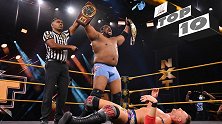 NXT第572期十佳镜头：基斯-李卫冕双腰带 紫雷完胜诺克斯