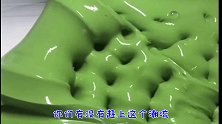 M家抹茶圆饼泥教程，只用2种色素就能完成调色，成型还带珠光感