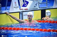 游泳冠军赛刘湘后程发力50自夺冠  朱梦惠摘银陈欣怡铜牌