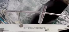 海狮坐上游艇讨鱼吃，可怜巴巴的盯着女子，真是太可爱了