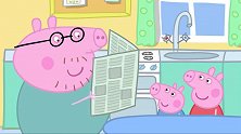 小猪佩奇：猪爸爸是个行家，在佩奇面前画画，却用土豆当画笔！
