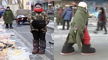 南方不懂北方的冷！东北流行超大号雪地靴 鞋底竟是用地毯做的