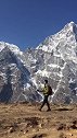 珠峰南坡徒步路线，这里是喜马拉雅山南坡，尼泊尔