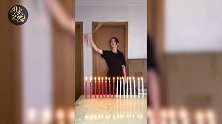 漂亮女神竟把双节棍耍得炉火纯青！秒掉一排蜡烛