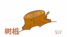 植物简笔画大全，画Q版树状简笔画