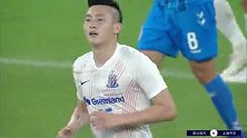 第89分钟上海申花球员姆比亚射门 - 被扑